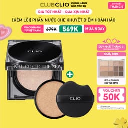 Thumbnail Phấn Nước Che Khuyết Điểm Clio Kill Cover The New Founwear Cushion SPF50+ 15Gx2 1