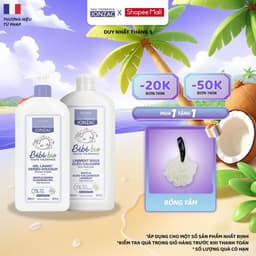 Thumbnail Combo Gel Tắm Gội Hữu Cơ 500Ml và Dung dịch vệ sinh chống hăm tã hữu cơ dành cho bé sơ sinh (500Ml-1L) 1