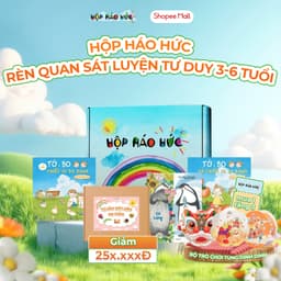 Thumbnail Combo 3 sách và 1 trò chơi Hộp Háo Hức rèn quan sát, luyện tư duy cho bé 3-6 tuổi 1