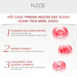 Thumbnail TPBVSK Nước Uống Collagen Nucos Spa 13500 Hỗ Trợ Da Căng Mịn Chống Lão Hóa Trắng Da Hộp 10chaix50ml 3