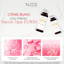 Thumbnail TPBVSK Nước Uống Collagen Nucos Spa 13500 Hỗ Trợ Da Căng Mịn Chống Lão Hóa Trắng Da Hộp 10chaix50ml 4