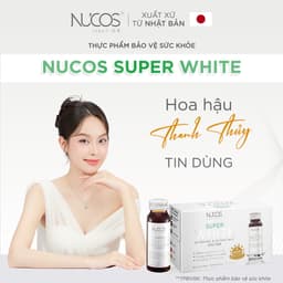 Thumbnail TPBVSK Nước Uống Collagen Nucos Super White Hỗ Trợ Dưỡng Trắng Da Mờ Thâm Nám [2hx10cx50ml] 2