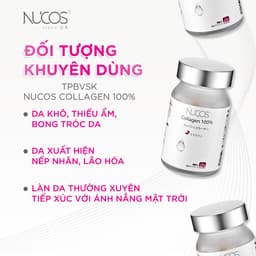Thumbnail TPBVSK Viên Uống Nucos Collagen 100% Hỗ Trợ Tăng Đàn Hồi Săn Chắc Da Chống Lão Hóa Hộp 90 viên 4