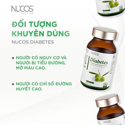 Thumbnail TPBVSK Viên Uống Nucos Diabetes Hỗ Trợ Ổn Định Đường Huyết Tăng Sức Khỏe Tăng Đề Kháng Hộp 60 viên 4