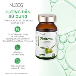 Thumbnail TPBVSK Viên Uống Nucos Diabetes Hỗ Trợ Ổn Định Đường Huyết Tăng Sức Khỏe Tăng Đề Kháng Hộp 60 viên 3