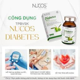 Thumbnail TPBVSK Viên Uống Nucos Diabetes Hỗ Trợ Ổn Định Đường Huyết Tăng Sức Khỏe Tăng Đề Kháng Hộp 60 viên 2