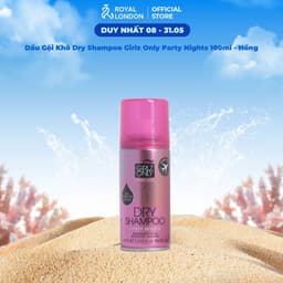 Thumbnail Dầu Gội Khô Dry Shampoo Girlz Only Party Nights (Hồng) travel size 100ml 1