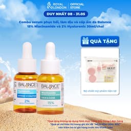 Thumbnail Combo serum phục hồi, làm dịu và cấp ẩm da Balance Niacinamide và Hyaluronic 30ml/chai 1