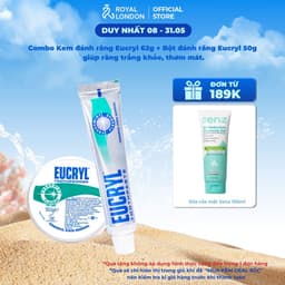 Thumbnail Combo Kem đánh răng Eucryl 62g + Bột tẩy trắng răng Eucryl 50g 1