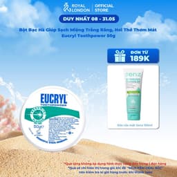 Thumbnail Bột Bạc Hà Giúp Sạch Miệng Trắng Răng, Hơi Thở Thơm Mát Eucryl Toothpower 50g 1
