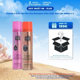 Thumbnail Combo 2 Dầu Gội Khô Dry Shampoo Girlz Only 200ml x 2, lưu hương dài lâu, phồng tóc gấp đôi chỉ sau 10s 1
