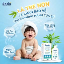 Thumbnail Nước Tắm Thảo Dược An Toàn Cho Bé SACHI Chai 250ml Làm Sạch, Ngăn Ngừa Rôm Sảy, Mảng Bám Da Đầu 3