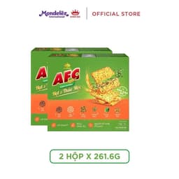 Thumbnail Bánh Cracker AFC Dinh Dưỡng Hạt Và Thảo Mộc Vị Bắp Xào Bơ, Combo 2 Hộp x 109g/261.6g 1