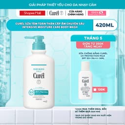 Thumbnail Sữa Tắm Toàn Thân Cấp Ẩm Chuyên Sâu Curel Intensive Moisture Care Body Wash 420ml 1