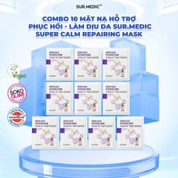 Thumbnail Combo 10 Mặt Nạ Vi Sợi Dưỡng Da Chuyên Biệt SUR.MEDIC Mask 30g/miếng 4