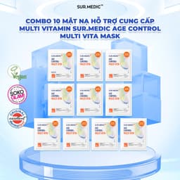 Thumbnail Combo 10 Mặt Nạ Vi Sợi Dưỡng Da Chuyên Biệt SUR.MEDIC Mask 30g/miếng 3