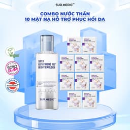 Thumbnail Bộ Đôi Nước Thần + 1 Hộp Mask Hỗ Trợ Dưỡng Trắng Và Hỗ Trợ Chống Lão Hoá Da Surmedic 420ml 2