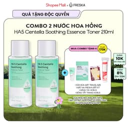 Thumbnail Bộ đôi Nước hoa hồng Freska HA 5 Centella Soothing Essence Toner 210ml 1
