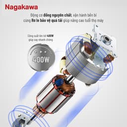 Thumbnail Máy xay thịt Nagakawa NAG0812 (400W - 1.5L) - Lưỡi dao inox 304 - BH 12 tháng 3