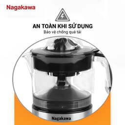 Thumbnail Máy Vắt Cam NAGAKAWA NAG0814 Công Suất 25W 750ml Nhỏ Gọn Tiện Lợi Vắt Kiệt Nước Cam Bảo Hành 12 Tháng 3