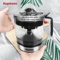 Thumbnail Máy Vắt Cam NAGAKAWA NAG0814 Công Suất 25W 750ml Nhỏ Gọn Tiện Lợi Vắt Kiệt Nước Cam Bảo Hành 12 Tháng 2