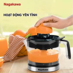 Thumbnail Máy Vắt Cam NAGAKAWA NAG0814 Công Suất 25W 750ml Nhỏ Gọn Tiện Lợi Vắt Kiệt Nước Cam Bảo Hành 12 Tháng 1