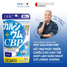 Thumbnail Thực phẩm bảo vệ sức khỏe DHC Calcium+CBP (20 ngày) - Dạng viên uống hỗ trợ bổ sung Canxi 1