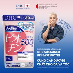 Thumbnail Thực phẩm bảo vệ sức khỏe DHC Sustained Release Biotin (30 ngày) - Dạng viên uống hỗ trợ bổ sung Biotin 1
