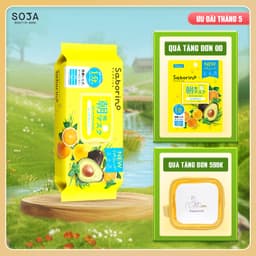 Thumbnail Mặt Nạ Dưỡng Ẩm Buổi Sáng Saborino Hương Trái Cây Morning Facial Sheet Mask 32 Miếng 1