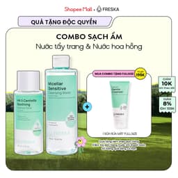 Thumbnail Bộ đôi Nước Tẩy Trang Freska  Micellar 400ML + Nước Hoa Hồng Freska HA5 Essence 210ml 1