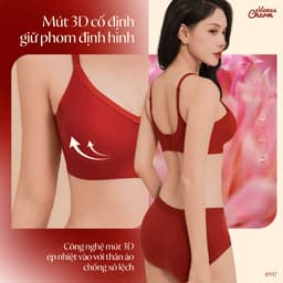 Thumbnail Áo lót lười eMfit Venus Charm không gọng, không đường viền, đệm mỏng nâng đẩy siêu nhẹ - 0676 3