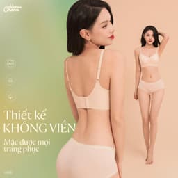 Thumbnail Áo lót lười eMfit Venus Charm không gọng, không đường viền, đệm mỏng nâng đẩy siêu nhẹ - 0676 4