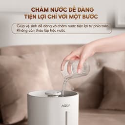 Thumbnail Máy phun sương tạo ẩm AQUA HUS201T 4L, phun sương cấp ẩm, điều khiển cảm ứng đơn giản 3