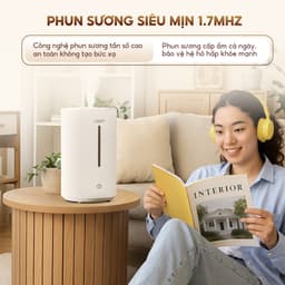 Thumbnail Máy phun sương tạo ẩm AQUA HUS201T 4L, phun sương cấp ẩm, điều khiển cảm ứng đơn giản 2
