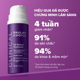Thumbnail Tinh chất làm mờ nám và nếp nhăn Paula’s Choice Clinical 1% Retinol Treatment 30 ml 8010 3