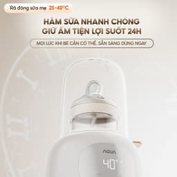 Thumbnail Máy hâm sữa AQUA WS21T hâm đồ ăn dặm, tiệt trùng an toàn, kiểm soát chính xác nhiệt độ 4