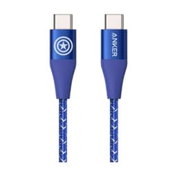 Thumbnail Cáp sạc Anker PowerLine+ II USB-C to USB-C B2C A9547 | Captain - Iron man | 60W - 0,9m - Bảo hành 24 tháng 1