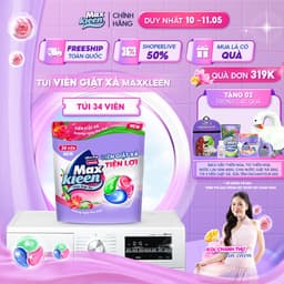 Thumbnail Túi Viên Giặt Xả MaxKleen Hương Ngày Thư Thái (34 Viên) 1