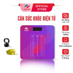 Thumbnail Cân Điện Tử Sức Khỏe Life360 AR-S18A - Cân Điện Tử Thông Minh- Hàng Chính Hãng 1