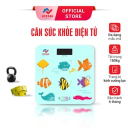 Thumbnail Cân Điện Tử Sức Khỏe Life360 AR-S18C - Cân Điện Tử Thông Minh- Hàng Chính Hãng 1