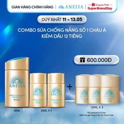 Thumbnail Bộ Sữa chống nắng dưỡng da kiềm dầu bảo vệ hoàn hảo SPF50+ PA++++ 60ml+20ml x2 1