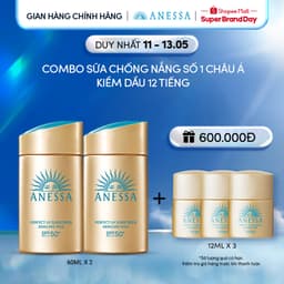Thumbnail Bộ 2 Sữa chống nắng dưỡng da kiềm dầu bảo vệ hoàn hảo SPF50+ PA++++ 60mlx2 1