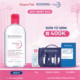 Thumbnail Dung dịch làm sạch và tẩy trang công nghệ Micellar cho da thường & nhạy cảm Bioderma Sensibio H2O - 500ml 1