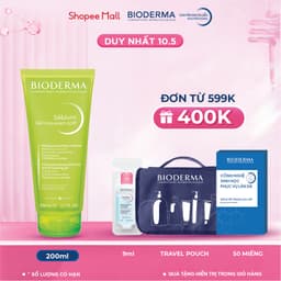 Thumbnail Gel rửa mặt làm sạch sâu và giảm mụn Bioderma Sébium Gel moussant actif - 200ml 1