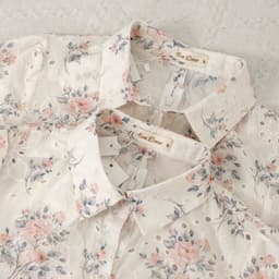 Thumbnail Váy hoa cổ Đức Mã 278 – Dáng xòe phối cúc, vải thô Boil mềm mịn, mát nhẹ, mặc đi làm, mặc đi chơi 4