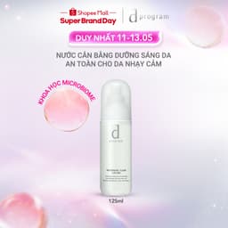 Thumbnail Nước cân bằng dưỡng trắng cho da nhạy cảm Dprogram Microbiome Brightening Clear Lotion 125ml 1