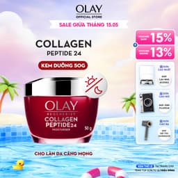 Thumbnail Kem Dưỡng Ẩm OLAY COLLAGEN Peptide24 Da Căng Mướt, Sáng Khỏe & Phục Hồi Dấu Hiệu Lão Hóa 50G 1