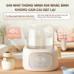 Thumbnail Máy đun nước pha sữa AQUA MH121T khử clo, đun siêu tốc, nút ghi nhớ riêng cho ba mẹ, ông bà 4