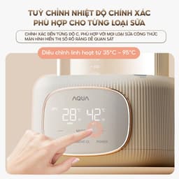 Thumbnail Máy đun nước pha sữa AQUA MH121T khử clo, đun siêu tốc, nút ghi nhớ riêng cho ba mẹ, ông bà 2