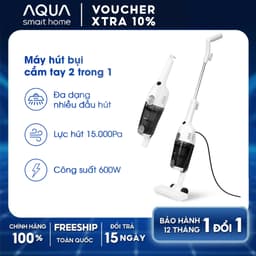 Thumbnail Máy hút bụi cầm tay Aqua CCX600R lực hút 15000Pa 600W, bộ lọc bụi mịn HEPA - Bảo hành 12 tháng 1